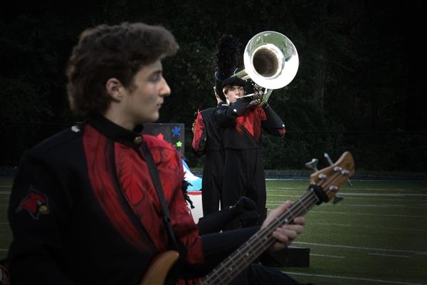 Crofton High School Marching Band Performing
